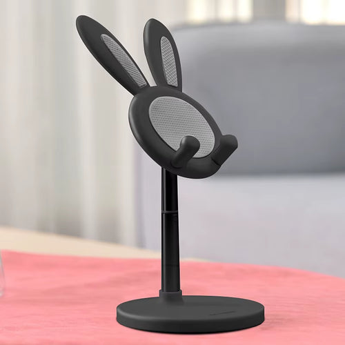 Cute Rabbit Mobile Phone Stand Adjustable Desktop Holder for Iphone Samsung Xiaomi Ipad Switch Desk Office Home Portable Stand